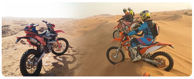 KTM Dirt Bike Tour for Beginners, KTM Desert Bike Tour Dubai, Motorbike rental dubai, motorcycle hire dubai