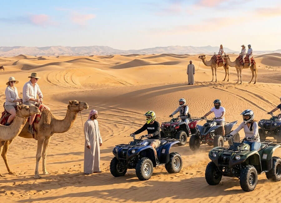7-morning-desert-safari-in-dubai-quad-biking-camel-ride
